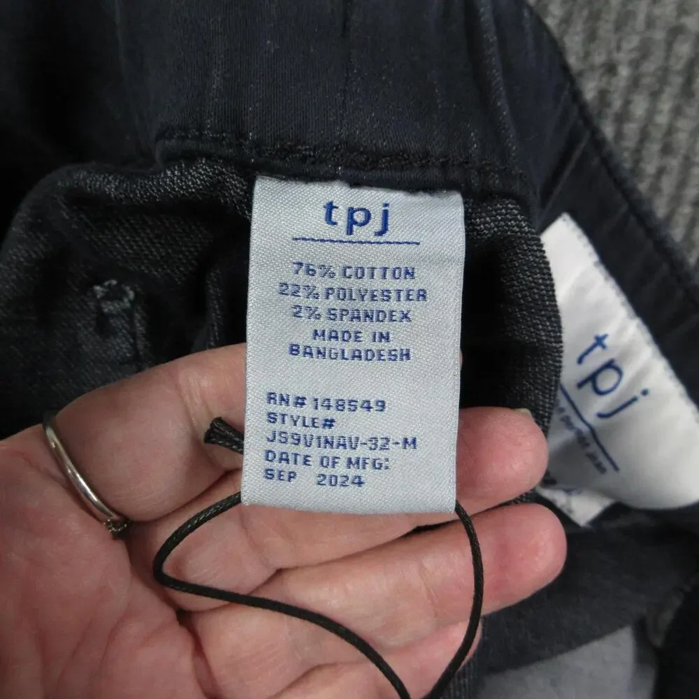 The Perfect Jean Shorts Mens 32 Blue Chino Spandex Drawstring Slim Fit 32x7* NWT